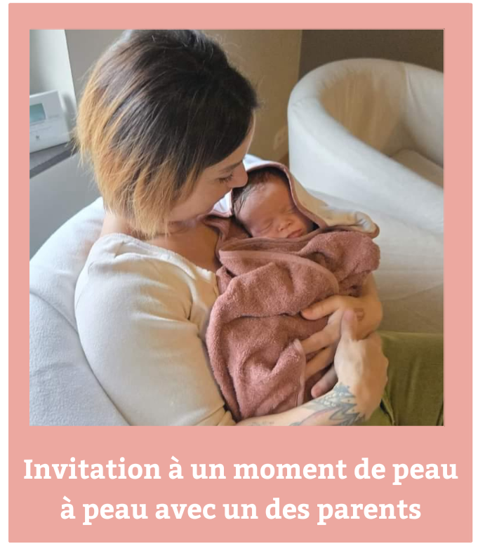 Moment de peau à peau